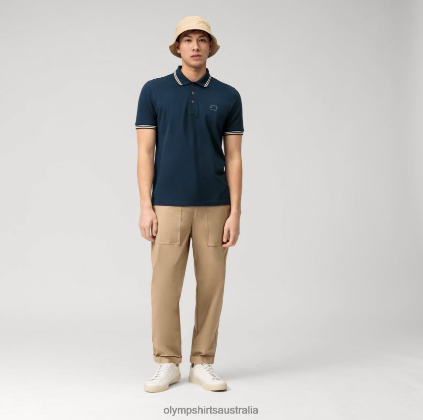 Clothing AU OLYMP Casual Modern Fit, Polo, Marine T8882J2143