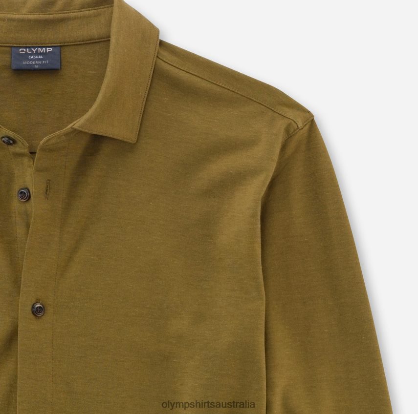 Clothing AU OLYMP Casual Modern Fit, Polo, Olive T8882J2141