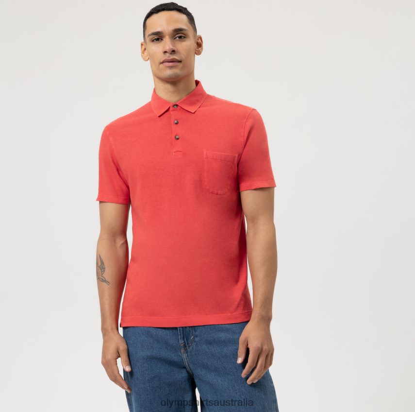 Clothing AU OLYMP Casual Modern Fit, Polo, Red T8882J2124