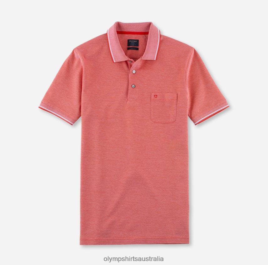 Clothing AU OLYMP Casual Modern Fit, Polo, Rust T8882J2085