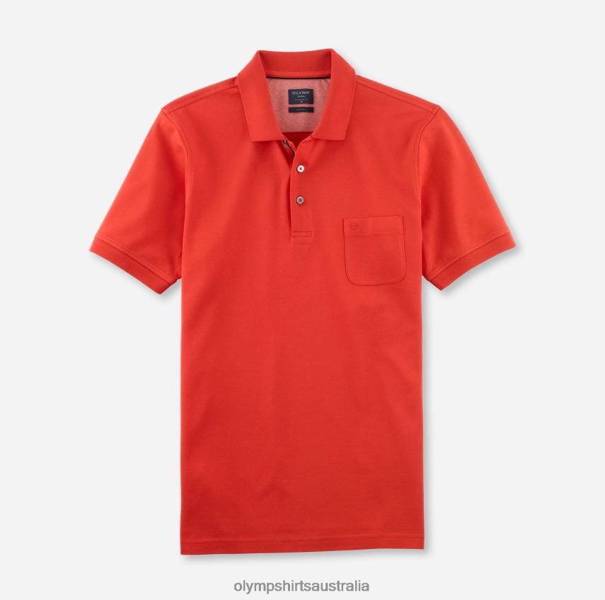 Clothing AU OLYMP Casual Modern Fit, Polo, Rust T8882J2086
