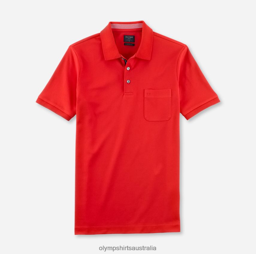 Clothing AU OLYMP Casual Modern Fit, Polo, Rust T8882J2147