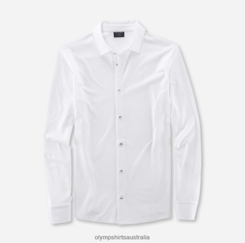 Clothing AU OLYMP Casual Modern Fit, Polo, White T8882J2151