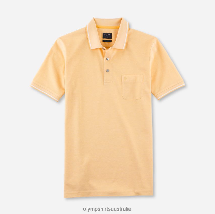 Clothing AU OLYMP Casual Modern Fit, Polo, Yellow T8882J2179