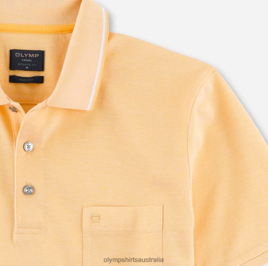 Clothing AU OLYMP Casual Modern Fit, Polo, Yellow T8882J2179