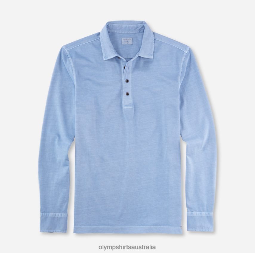 Clothing AU OLYMP Level Five Casual Body Fit, Polo, Bleu T8882J2173