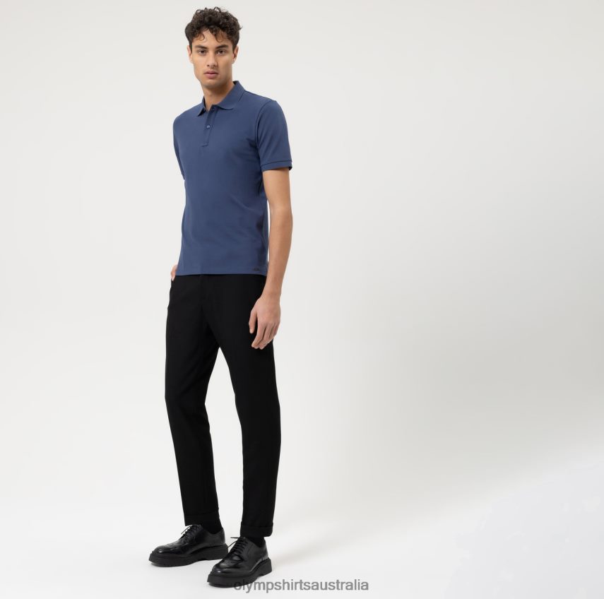 Clothing AU OLYMP Level Five Casual Body Fit, Polo, Indigo T8882J2158