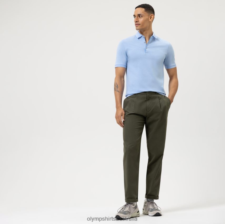 Clothing AU OLYMP Level Five Casual Body Fit, Polo, Light Blue T8882J2068