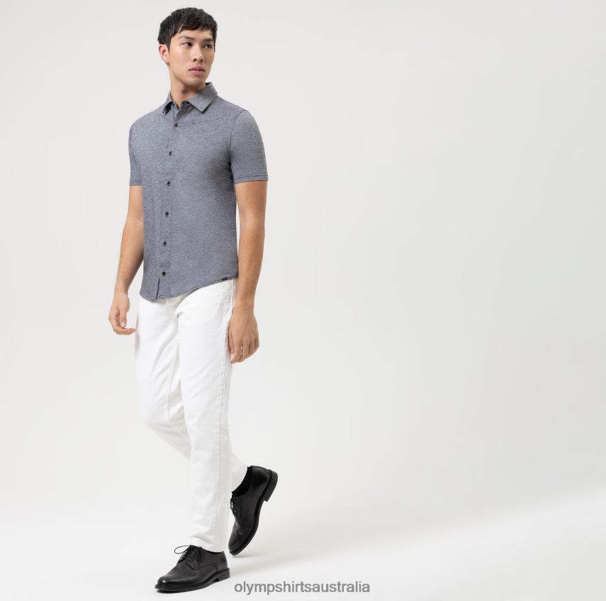 Clothing AU OLYMP Level Five Casual Body Fit, Polo, Marine T8882J2123