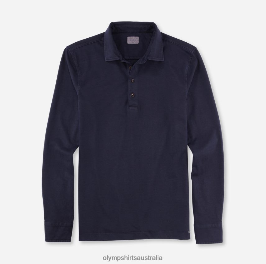 Clothing AU OLYMP Level Five Casual Body Fit, Polo, Marine T8882J2142