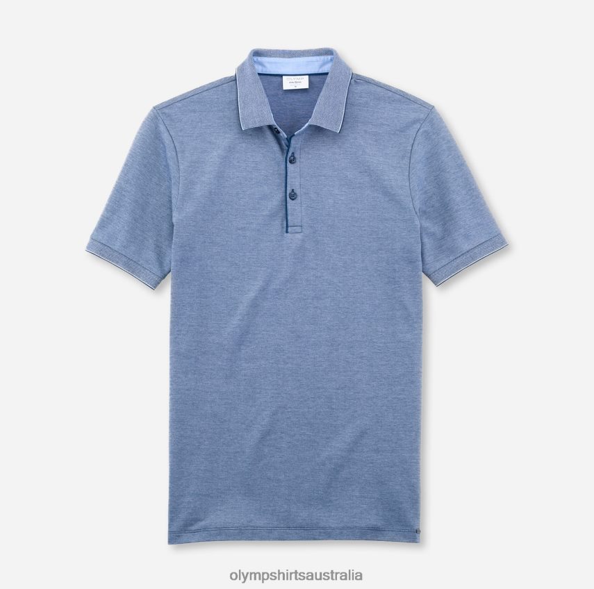 Clothing AU OLYMP Level Five Casual Body Fit, Polo, Midnight Blue T8882J2165