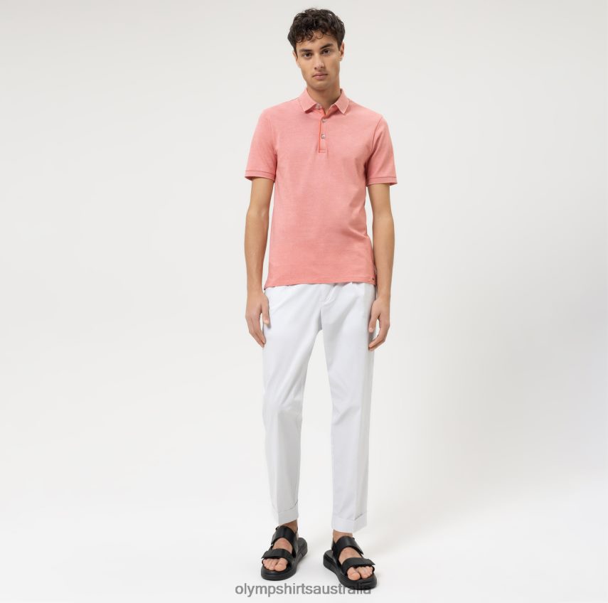 Clothing AU OLYMP Level Five Casual Body Fit, Polo, Sienna T8882J2073