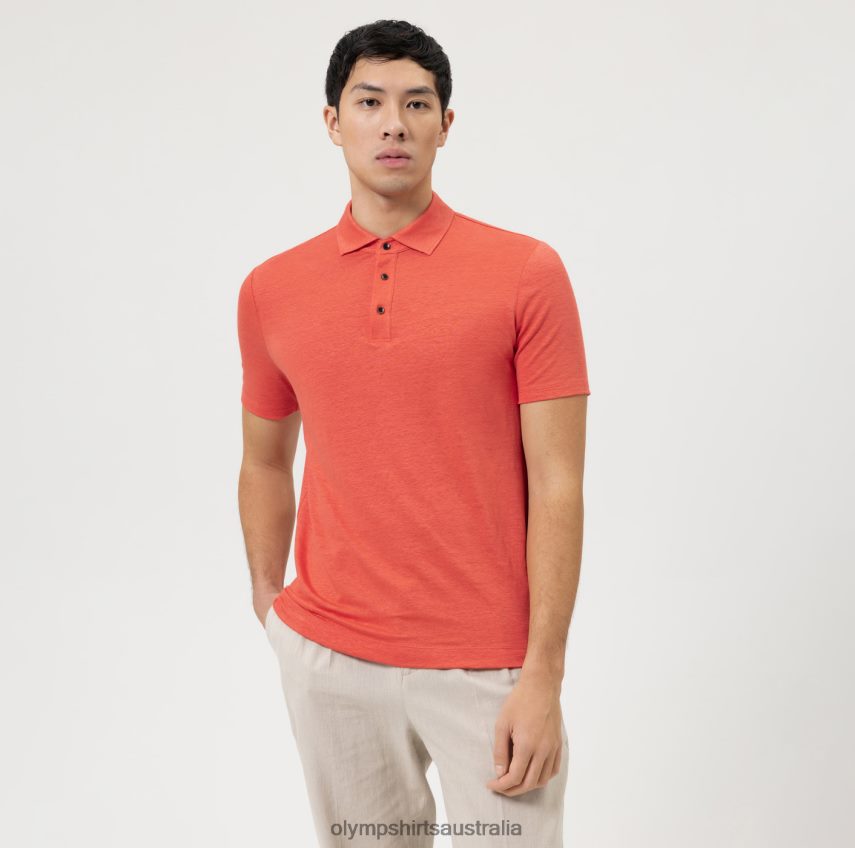 Clothing AU OLYMP Level Five Casual Body Fit, Polo, Sienna T8882J2156