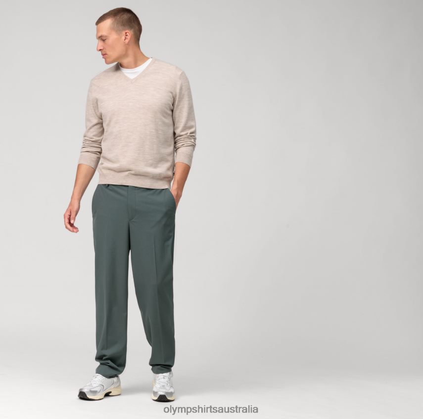 Clothing AU OLYMP Casual Knitwear Pullover, Light Beige T8882J1787