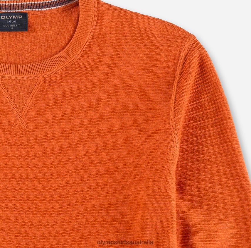 Clothing AU OLYMP Casual Knitwear Pullover, Mandarin T8882J1780