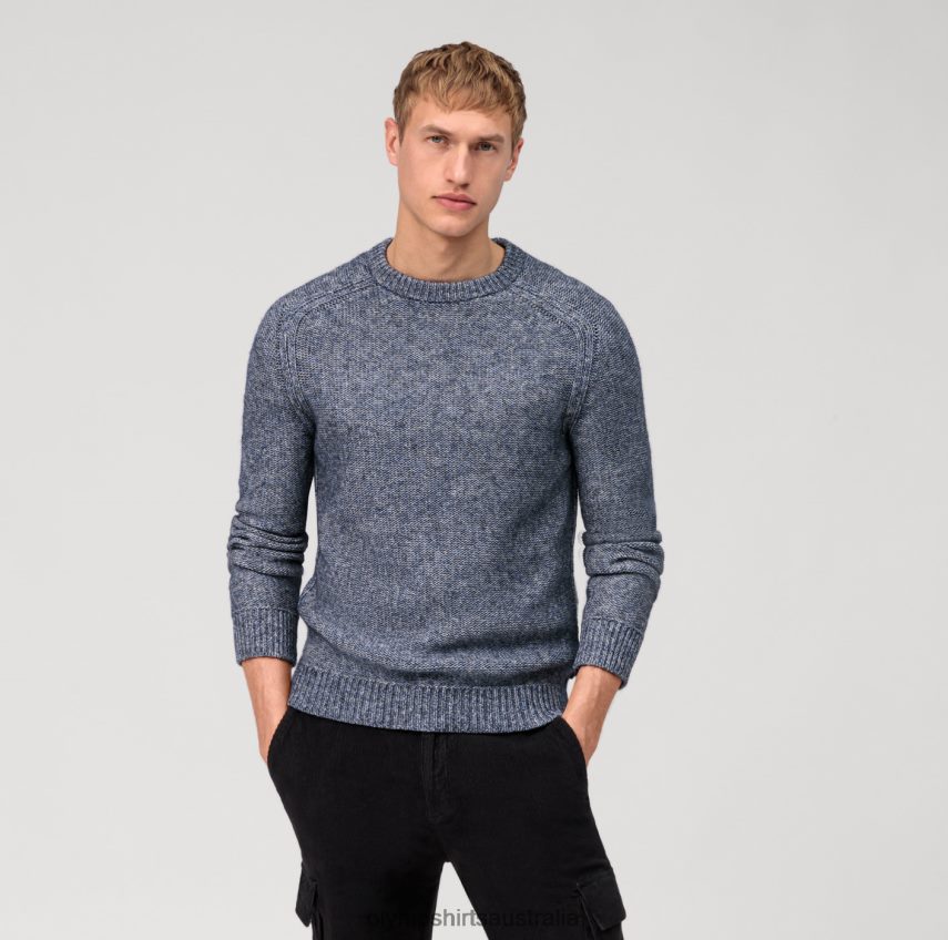 Clothing AU OLYMP Casual Knitwear Pullover, Marine T8882J1761