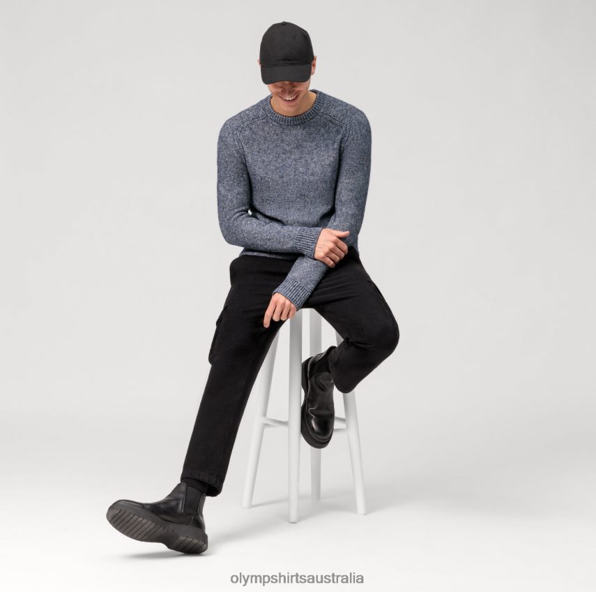 Clothing AU OLYMP Casual Knitwear Pullover, Marine T8882J1761