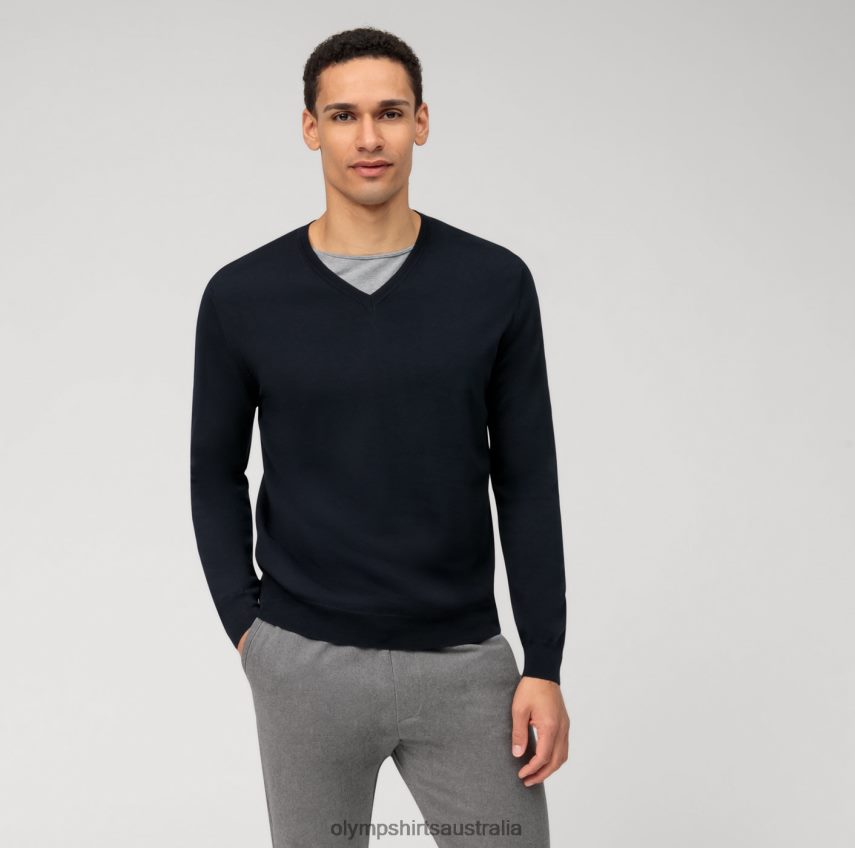 Clothing AU OLYMP Casual Knitwear Pullover, Marine T8882J1795