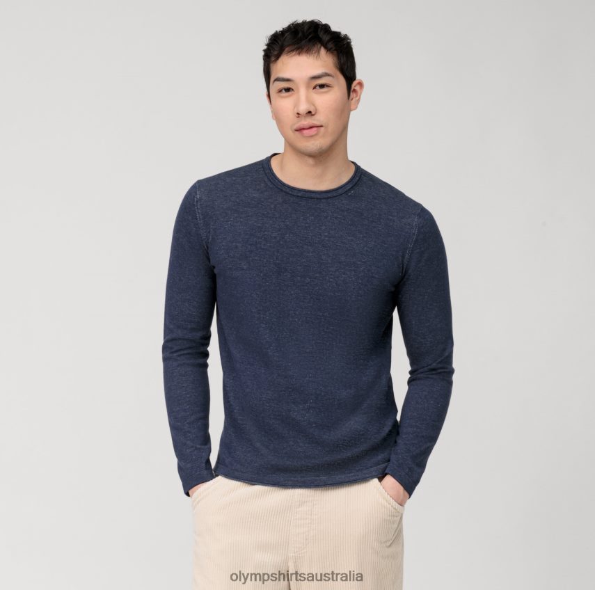 Clothing AU OLYMP Casual Knitwear Pullover, Marine T8882J1797