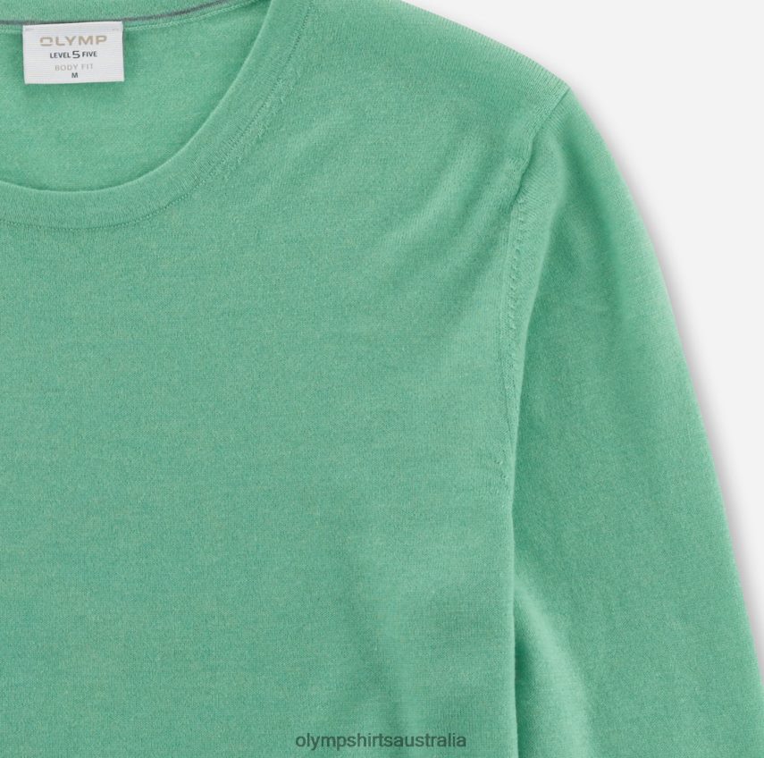 Clothing AU OLYMP Casual Knitwear Pullover, Mint T8882J1828