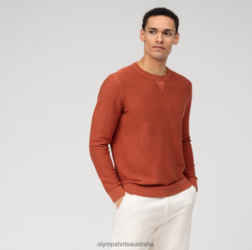 Clothing AU OLYMP Casual Knitwear Pullover, Nougat T8882J1782