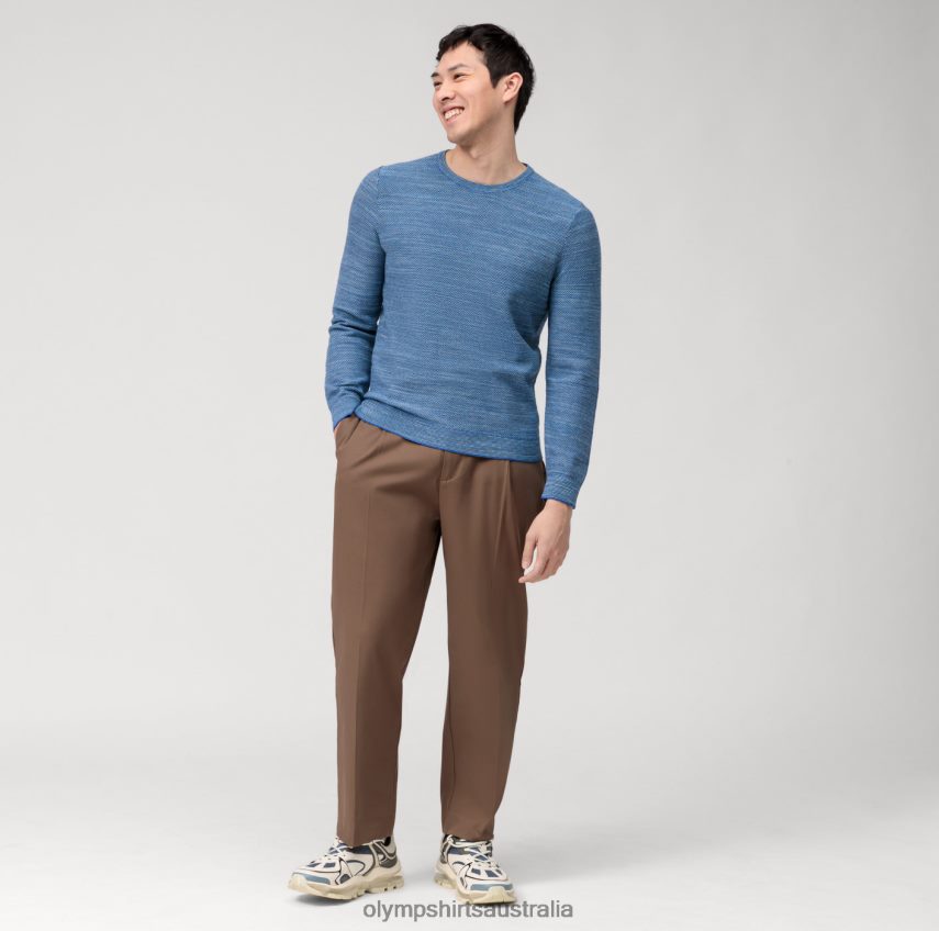 Clothing AU OLYMP Casual Knitwear Pullover, Nuremberg Blue T8882J1786