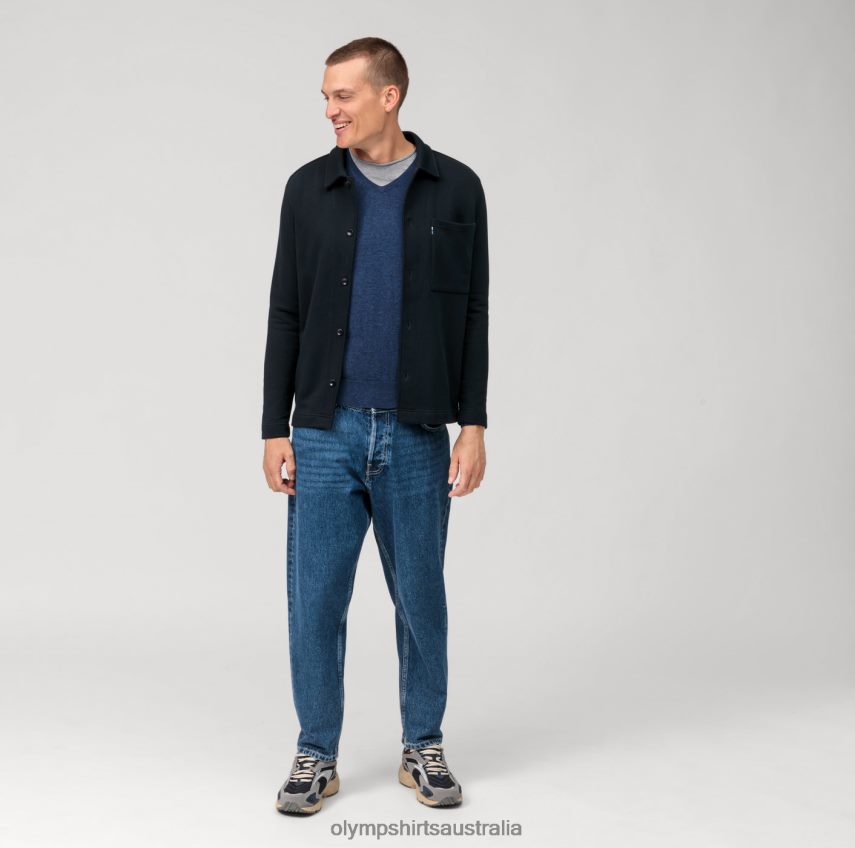 Clothing AU OLYMP Casual Knitwear Pullover, Royal T8882J1785