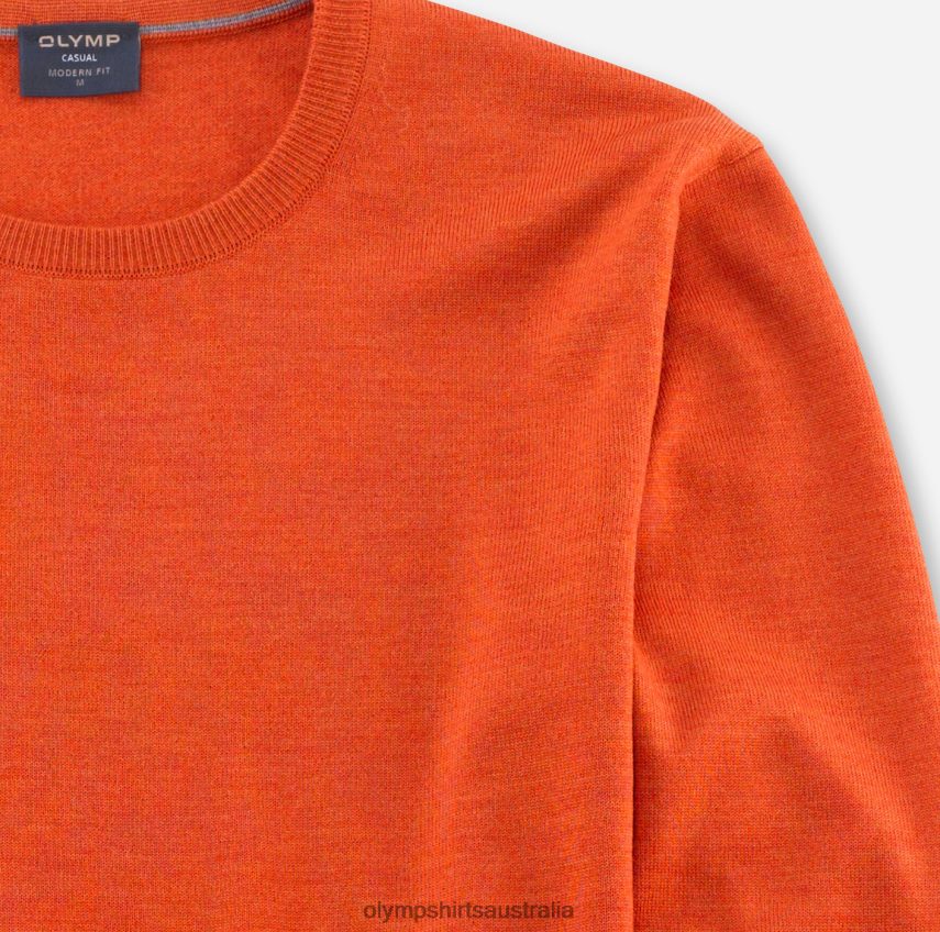 Clothing AU OLYMP Casual Knitwear Pullover, Rust T8882J1874