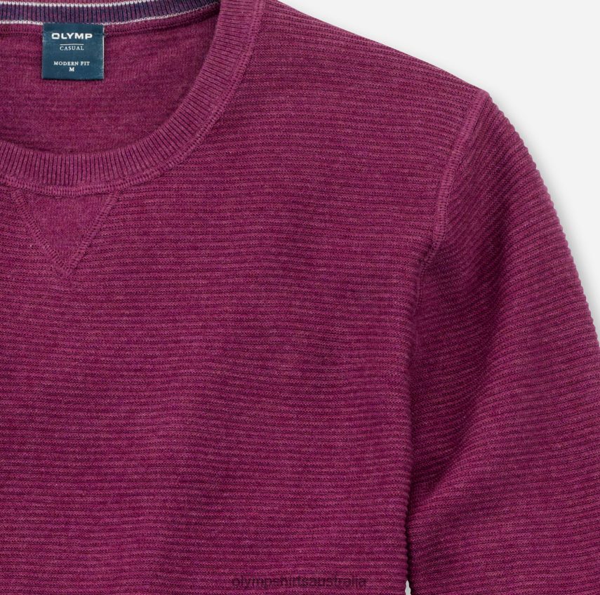 Clothing AU OLYMP Casual Knitwear Pullover, Violet T8882J1871