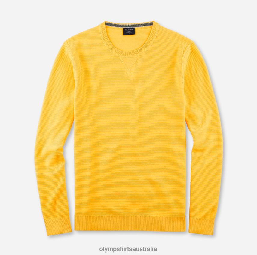 Clothing AU OLYMP Casual Knitwear Pullover, Yellow T8882J1822