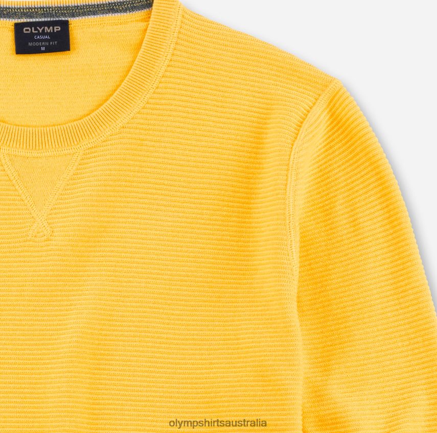 Clothing AU OLYMP Casual Knitwear Pullover, Yellow T8882J1822