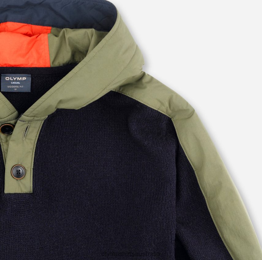 Clothing AU OLYMP Knitwear Modern Fit, Pullover, Marine T8882J1850