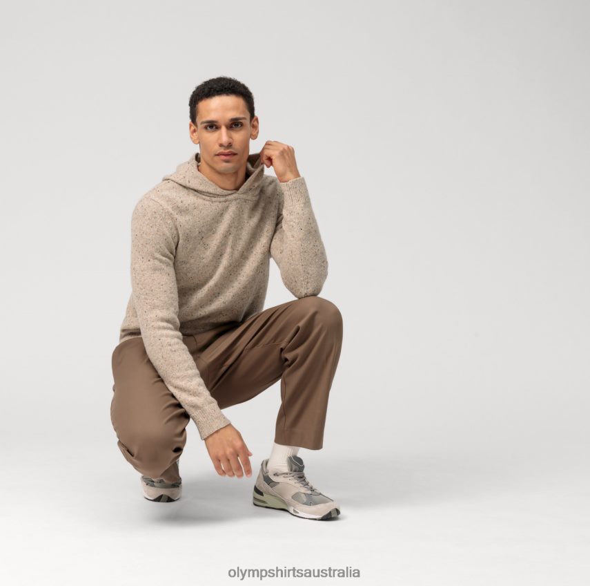 Clothing AU OLYMP Casual Knitwear Sweatshirt, Beige T8882J1906