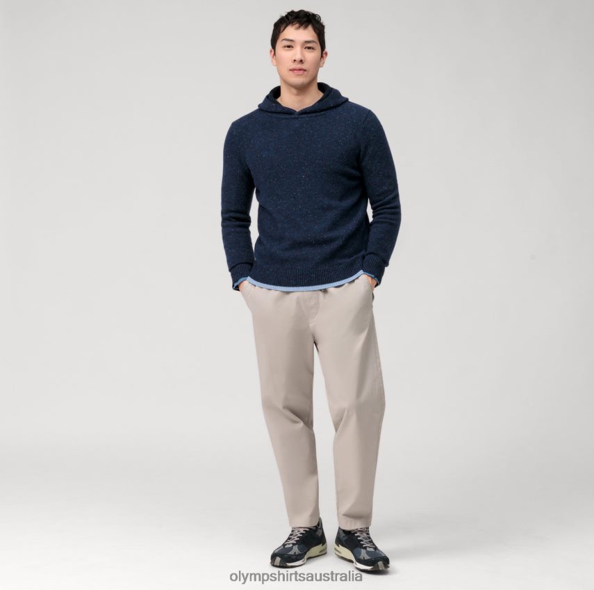 Clothing AU OLYMP Casual Knitwear Sweatshirt, Marine T8882J1909