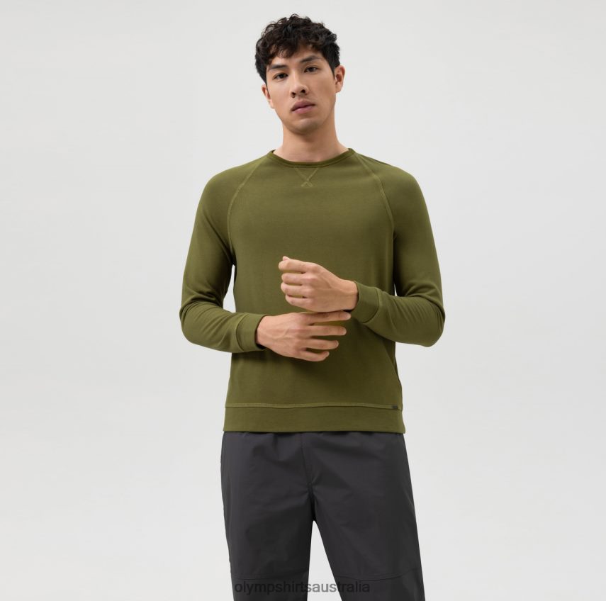 Clothing AU OLYMP Level Five Sweat Body Fit, Lime Green T8882J1922