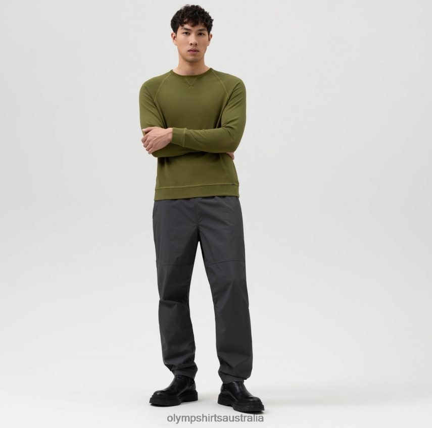 Clothing AU OLYMP Level Five Sweat Body Fit, Lime Green T8882J1922