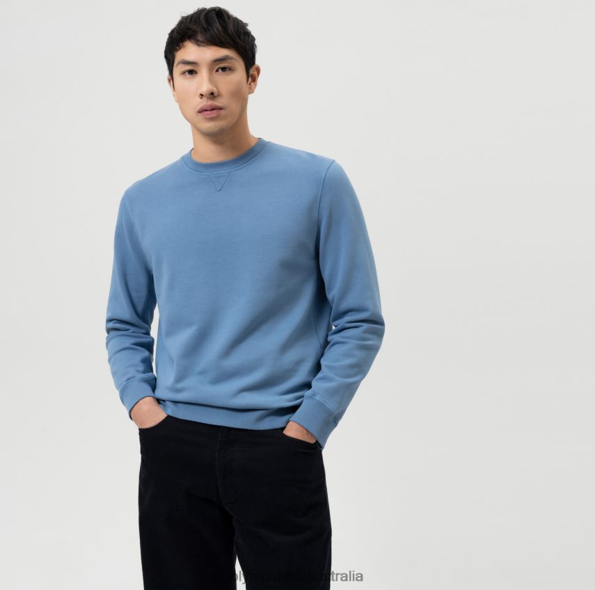 Clothing AU OLYMP Sweat Modern Fit, Smoke Blue T8882J1913