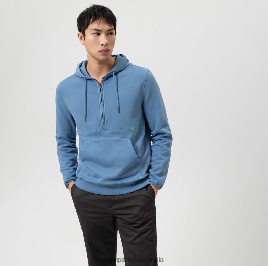 Clothing AU OLYMP Sweat Modern Fit, Sweatshirt, Smoke Blue T8882J1920