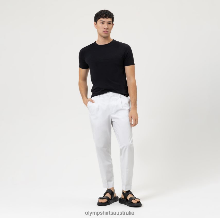 Clothing AU OLYMPLevel Five Casual Body Fit, T-Shirt, Black T8882J2044