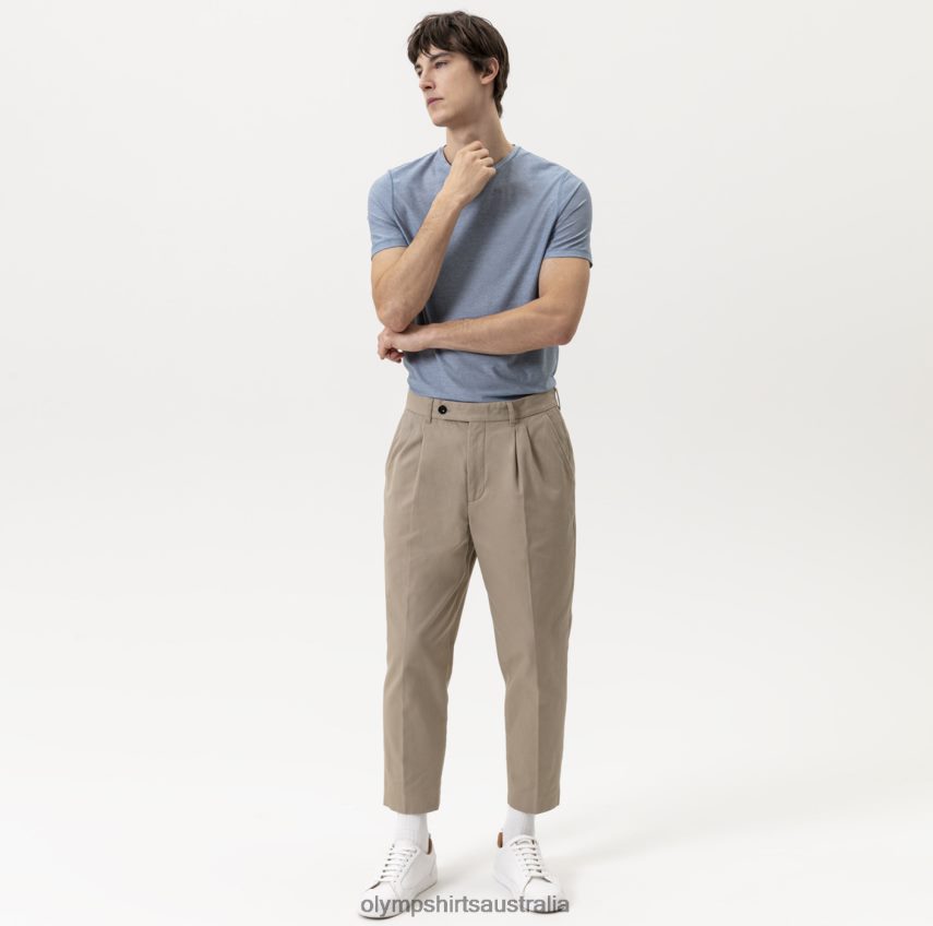 Clothing AU OLYMPLevel Five Casual Body Fit, T-Shirt, Blue T8882J2014