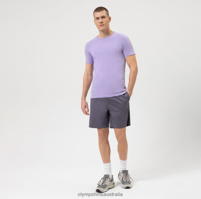 Clothing AU OLYMPLevel Five Casual Body Fit, T-Shirt, Lilac T8882J2007