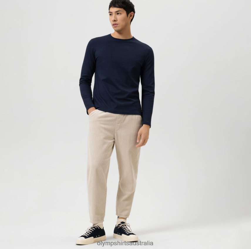 Clothing AU OLYMPLevel Five Casual Body Fit, T-Shirt, Marine T8882J2059