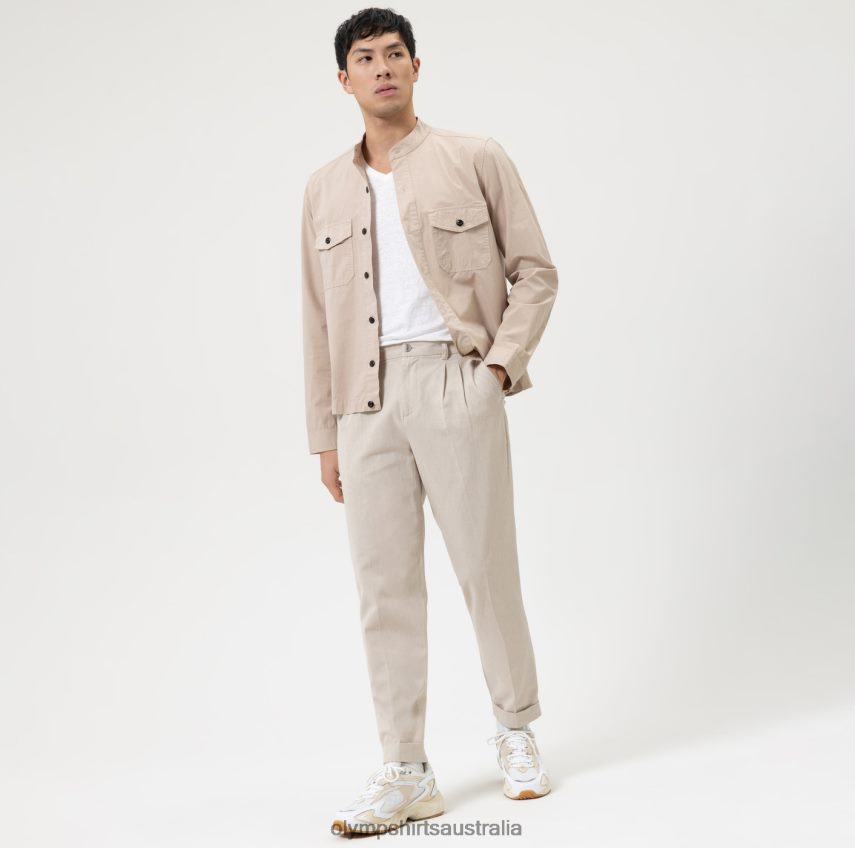 Clothing AU OLYMPLevel Five Casual Body Fit, T-Shirt, Off White T8882J1988