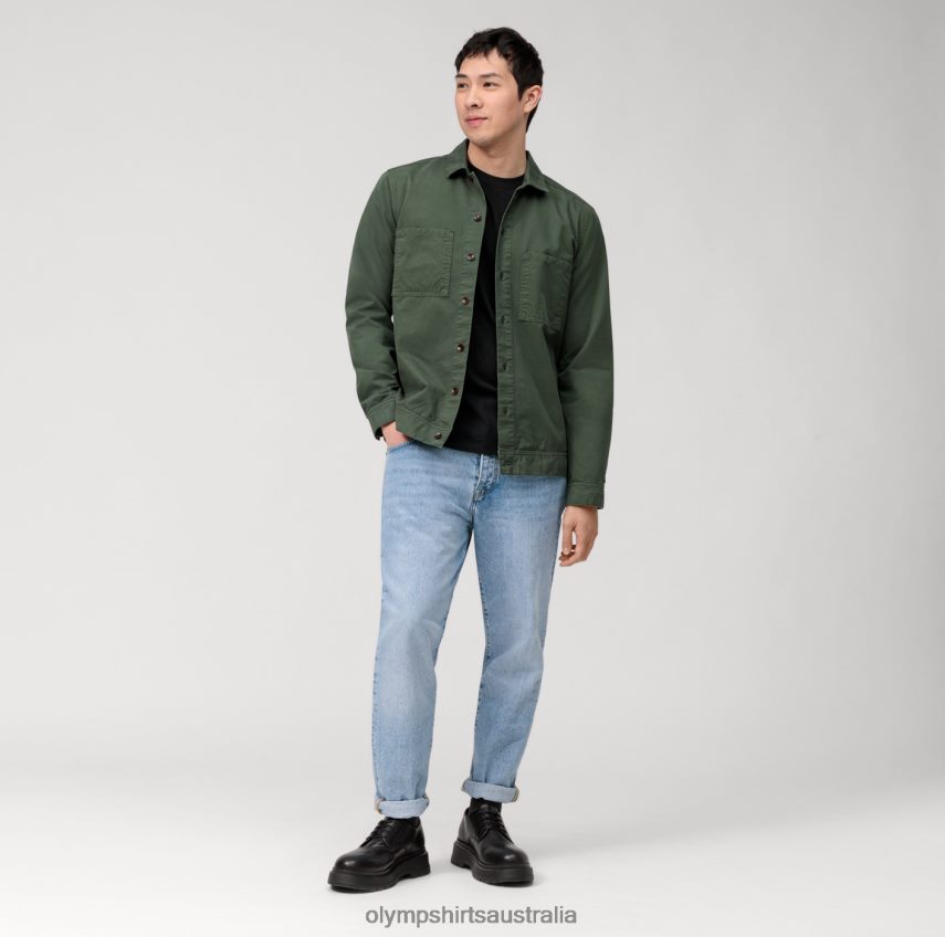 Clothing AU OLYMP Casual Jersey Relaxed Fit, T-Shirt, Black T8882J2039