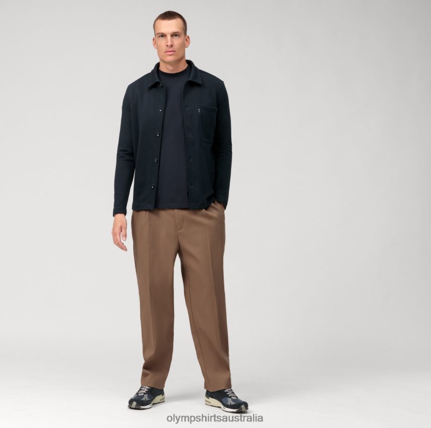 Clothing AU OLYMP Casual Jersey Relaxed Fit, T-Shirt, Marine T8882J2038