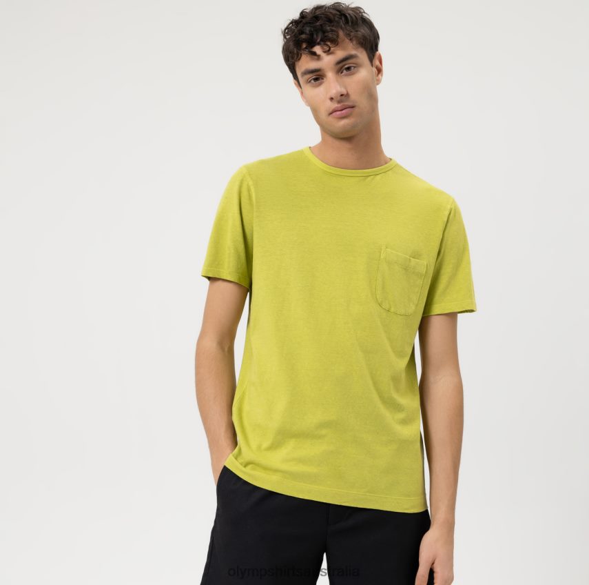 Clothing AU OLYMP Casual Modern Fit, T-Shirt, Green T8882J2026