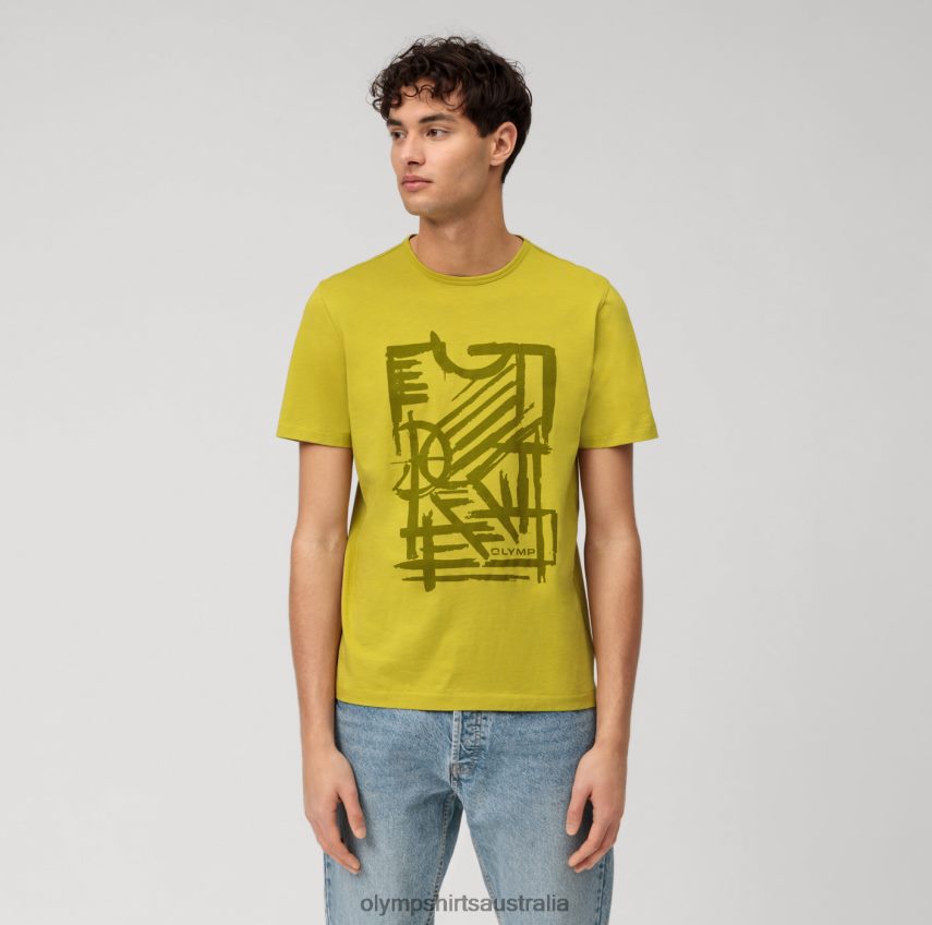 Clothing AU OLYMP Casual Modern Fit, T-Shirt, Lime T8882J2025