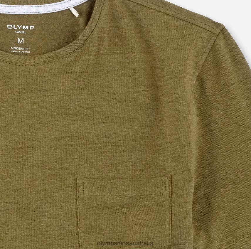 Clothing AU OLYMP Casual Modern Fit, T-Shirt, Nougat T8882J2049