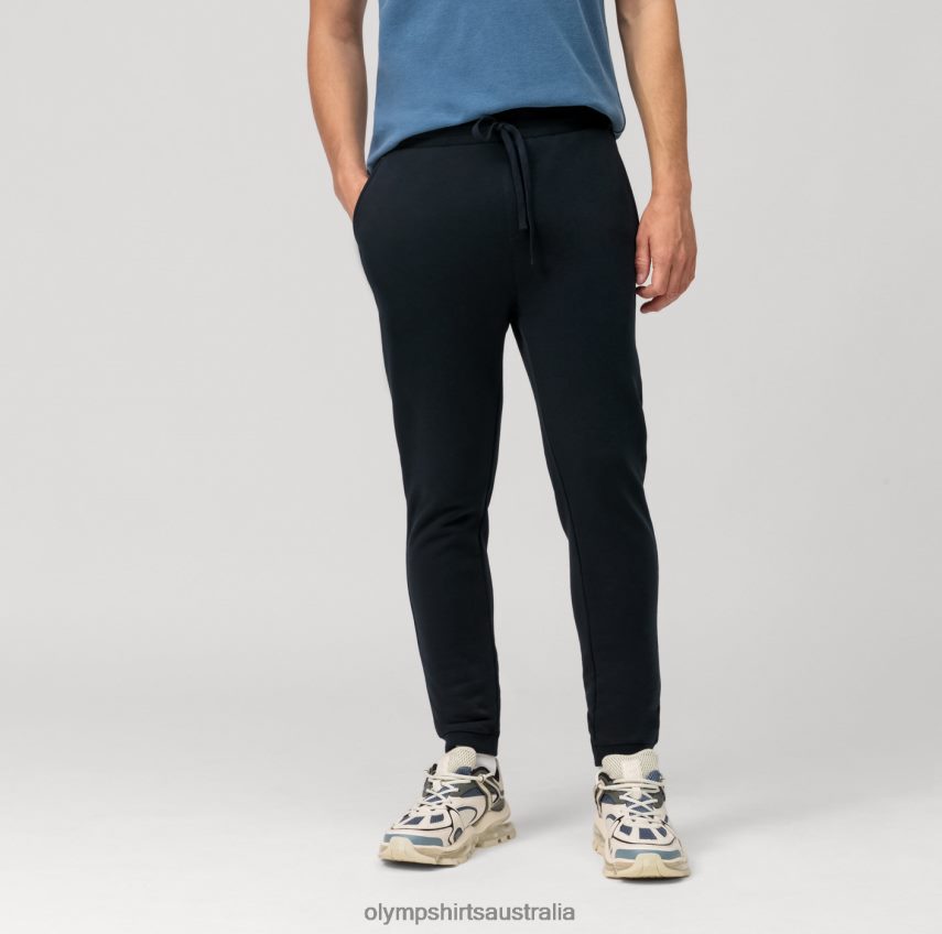 Clothing AU OLYMP Casual Jersey Pants, Marine T8882J2193