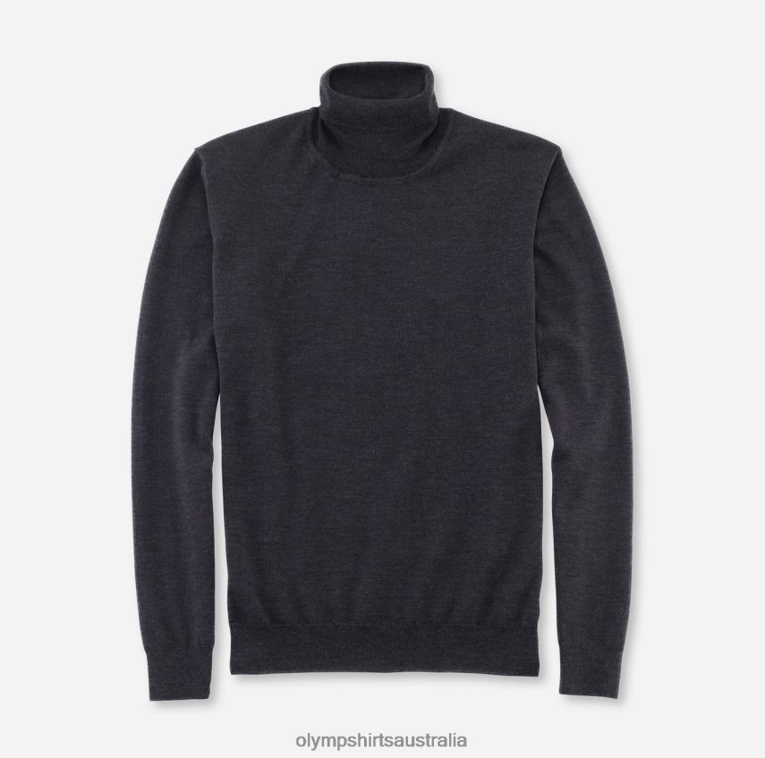 Clothing AU OLYMP Casual Knitwear Turtleneck, Graphite T8882J1884